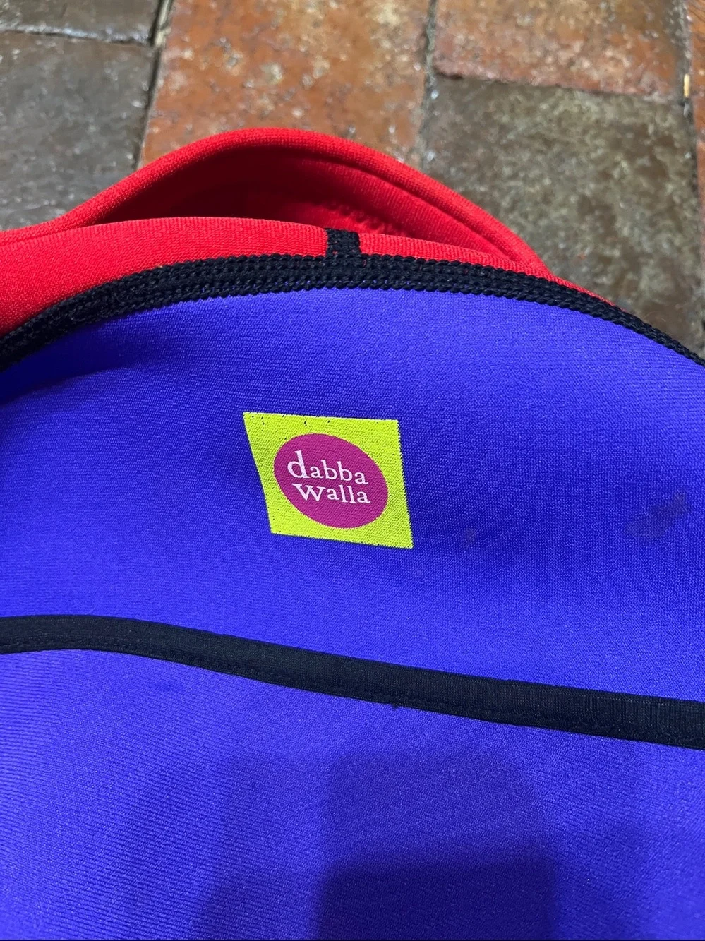 DABBAWALLA toddler backpack red and purple elephant 3083